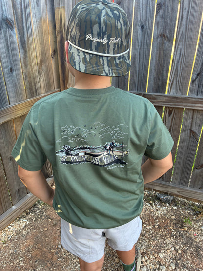 Properly Tied Youth Boys Sportsman Rope Snapback Hat