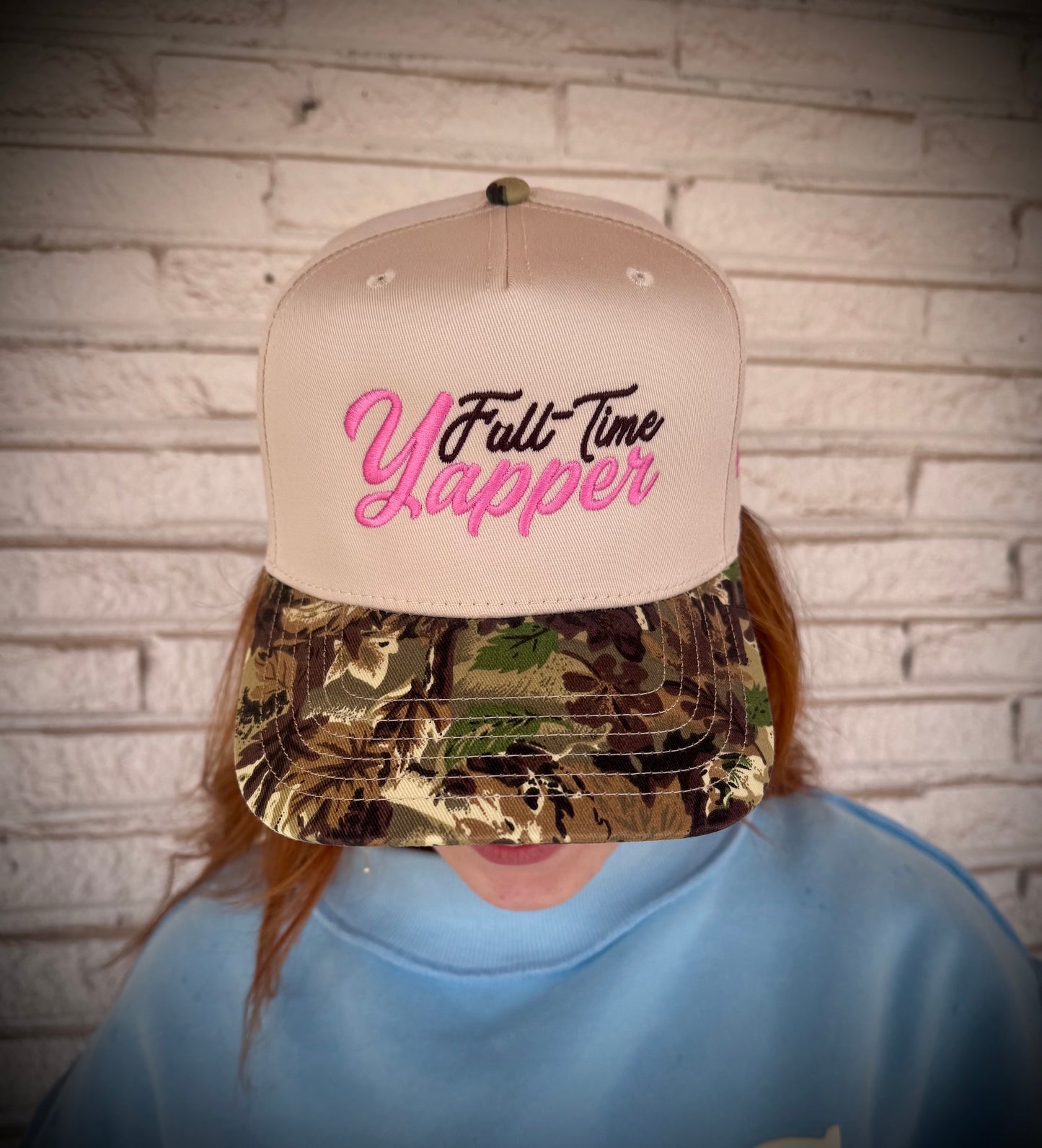 Mad Hatter Full Time Yapper Trucker Snapback Hat