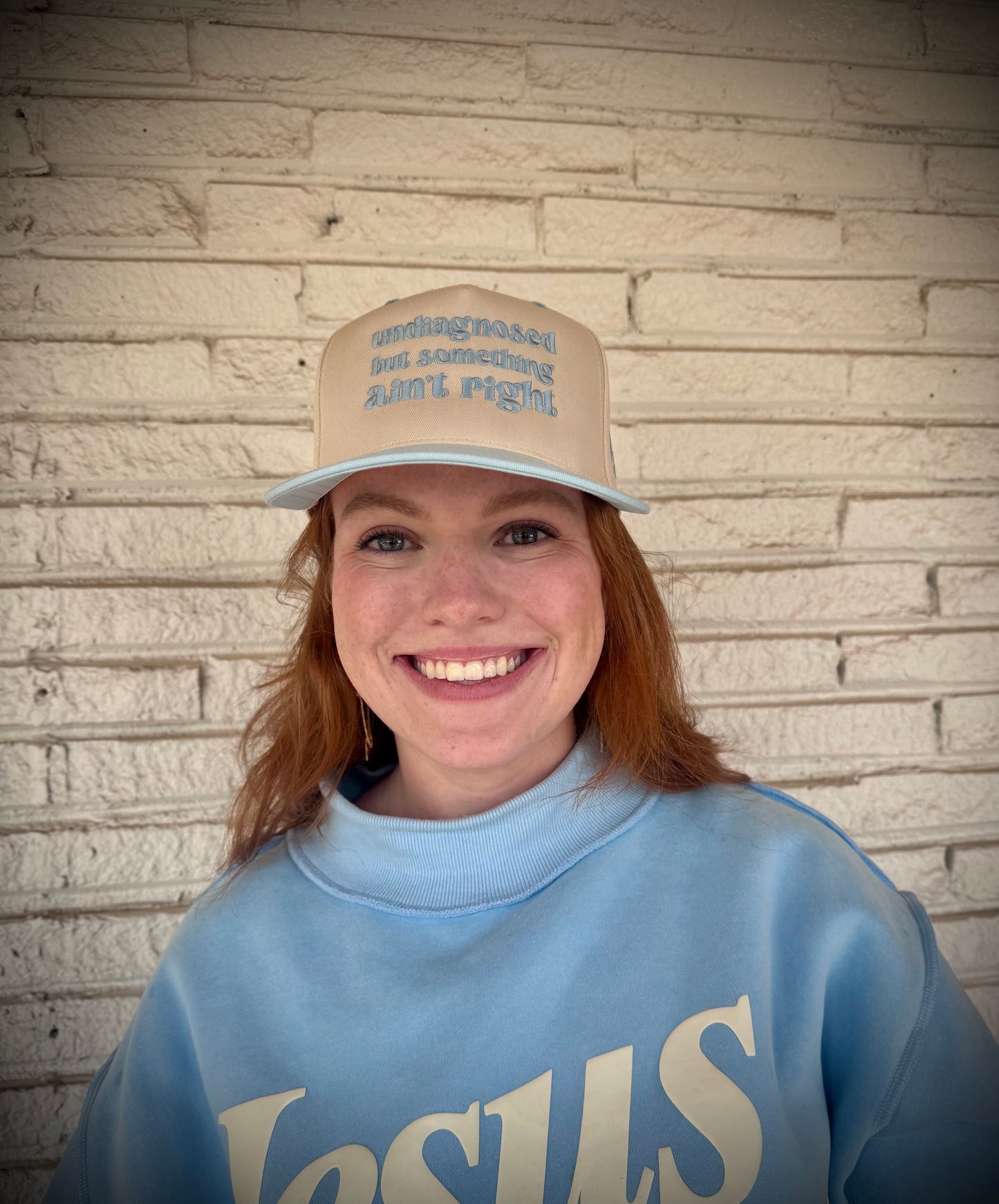 Mad Hatter Women's Undiagnosed But Something Ain't Right Trucker Hat