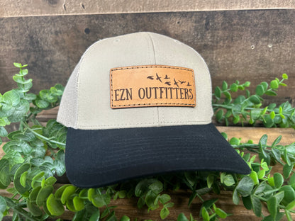 EZN Outfitters Leather Patch Snapback Hat