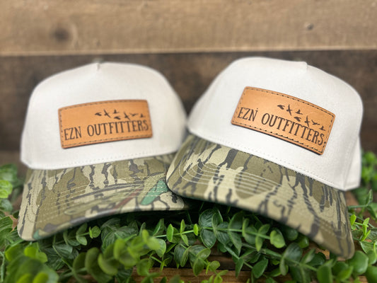 EZN Outfitters Leather Patch Trucker Snapback Hat
