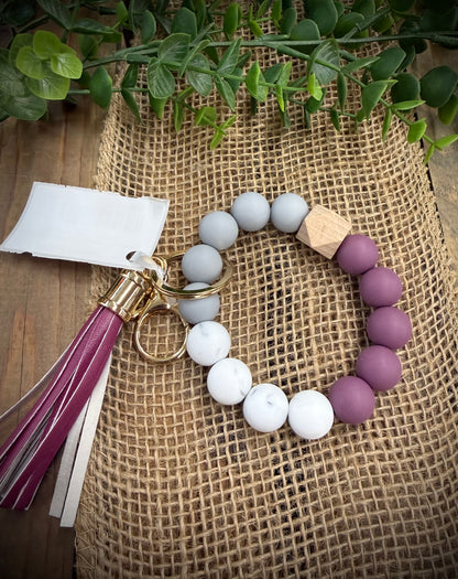 Jillian Ink Silicone Bead Keychain Wristlet