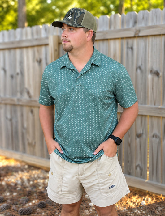 Old Row Outdoors Men's The Duck Calls Polo Shirt
