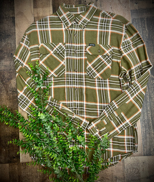 Fieldstone Outdoors Cattleman Flannel Button Down L/S Shirt