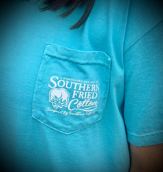 Southern Fried Cotton Women's Saltwater Society S/S TEE Shirt