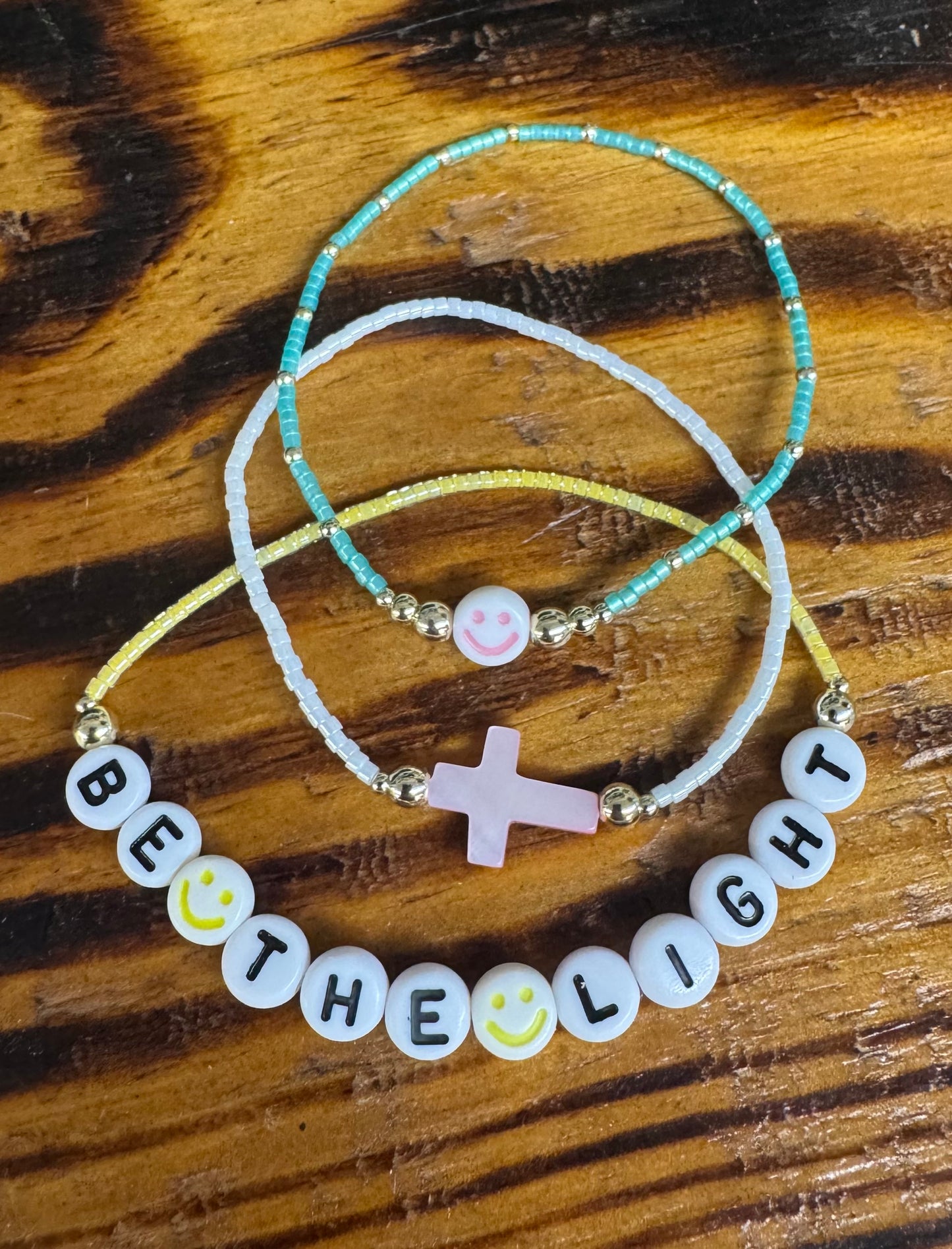 Be The Light Bracelet Stack