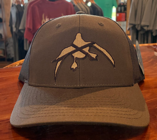 Dixie Fowl Cupped Duck FS Snapback Hat