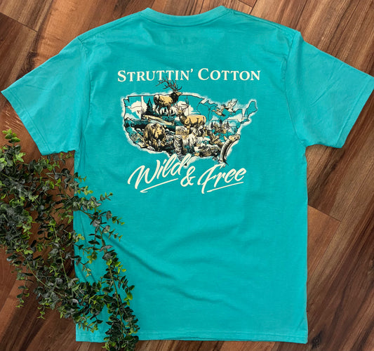 Struttin' Cotton Wild & Free S/S TEE Shirt