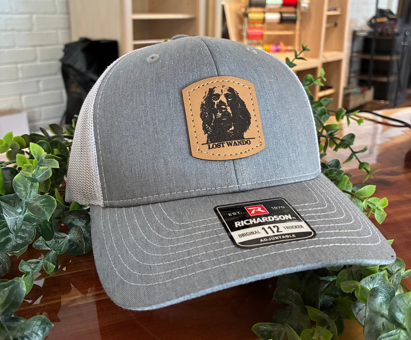 Lost Wando Boykin Portrait Leather Patch Snapback Hat
