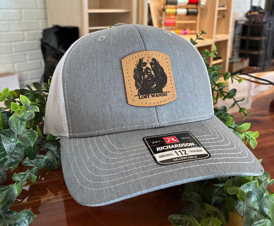 Lost Wando Boykin Portrait Leather Patch Snapback Hat
