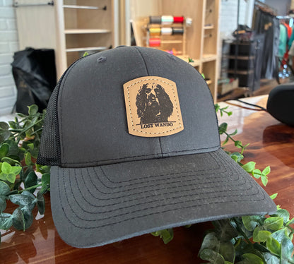 Lost Wando Boykin Portrait Leather Patch Snapback Hat