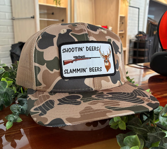 Low Country Comfort Shootin' Deer Patch Snapback Hat