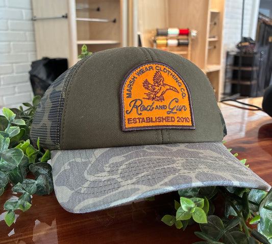 Marsh Wear Apparel Men's In Flight Patch Trucker Snapback Hat