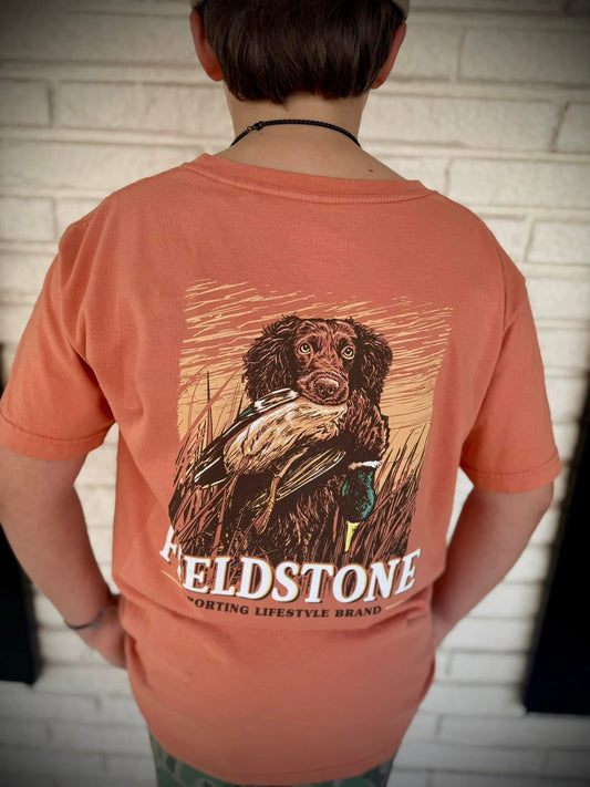 Fieldstone Outdoors Youth Fetch Em' Up S/S TEE Shirt