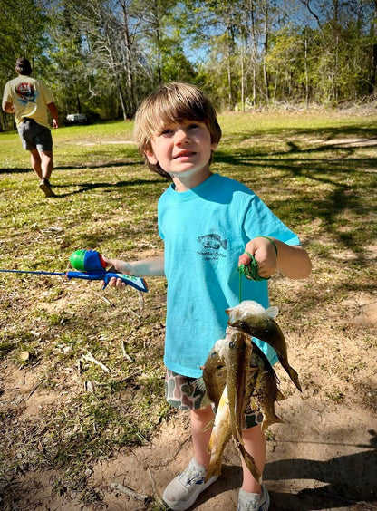 Struttin' Cotton Youth Boys Two Fish S/S TEE Shirt