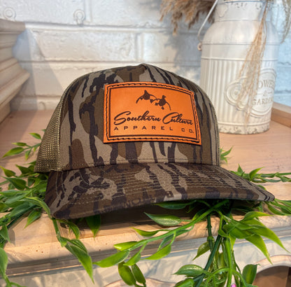 Southern Culture Duck Leather Snapback Hat
