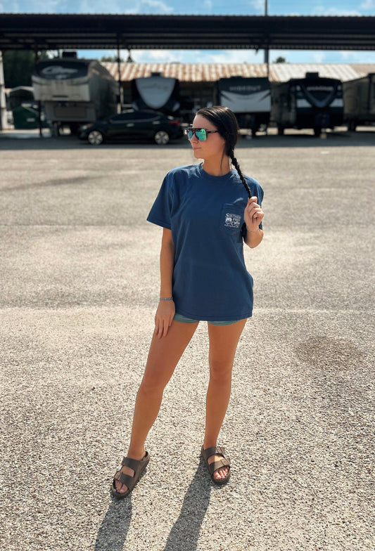 Southern Fried Cotton Women's Born Lucky S/S TEE Shirt