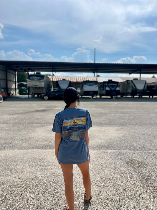 Southern Fried Cotton Women's Joy Comes in the Morning S/S TEE Shirt