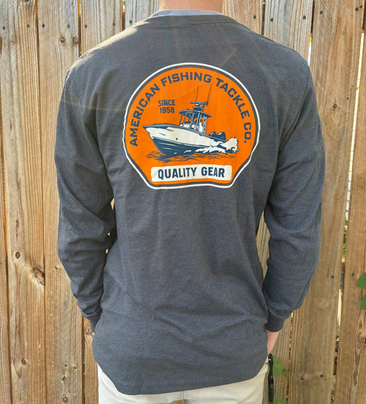 Aftco Men's Blue Skies L/S TEE Shirt