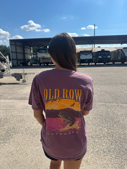 Old Row Outdoors Bass Jump Pocket S/S TEE Shirt