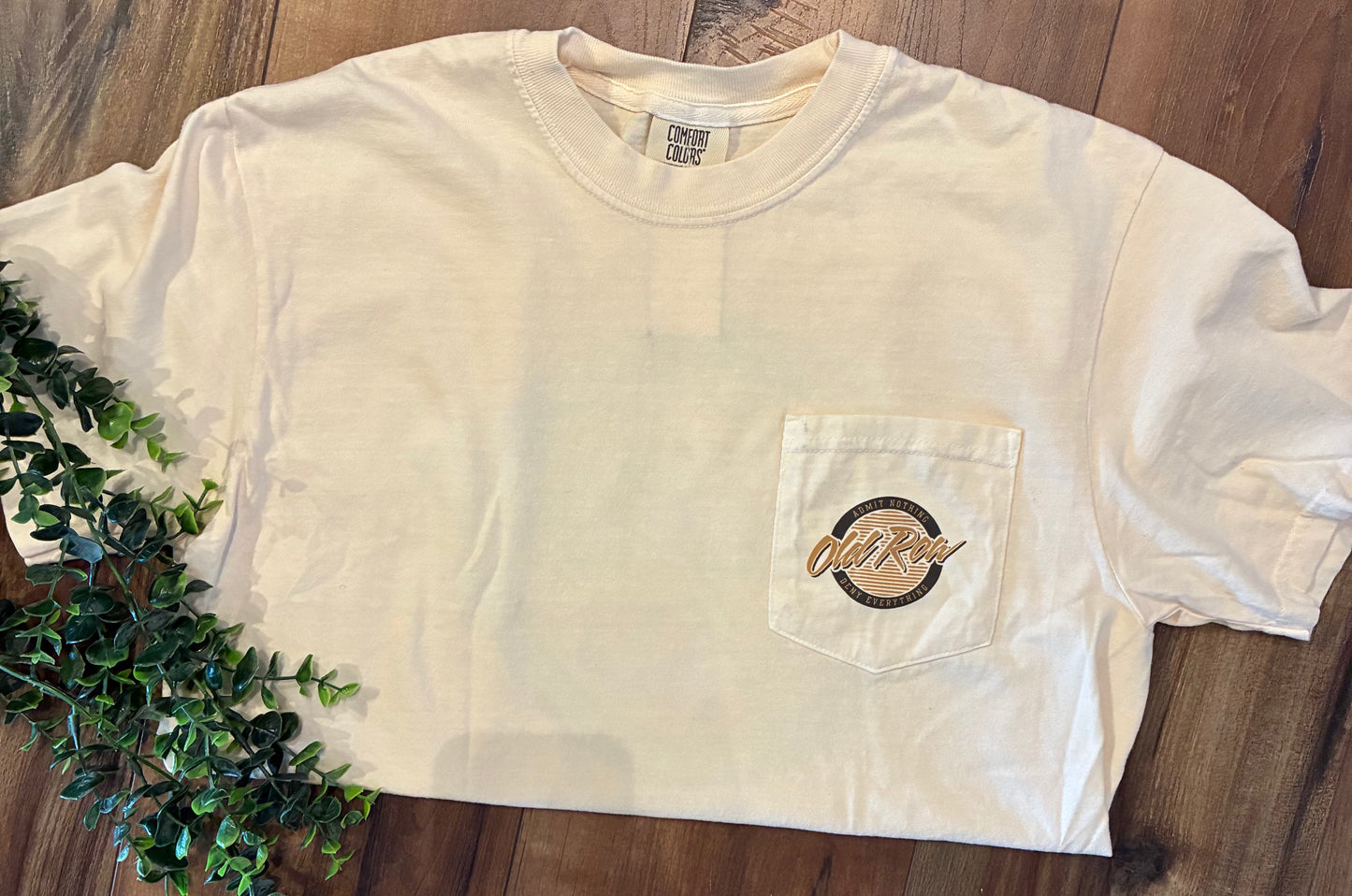 Old Row Outdoors Deer Camo Circle Logo Pocket S/S TEE Shirt