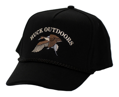 Huck Outdoors Pintail Classic Rope Snapback Hat