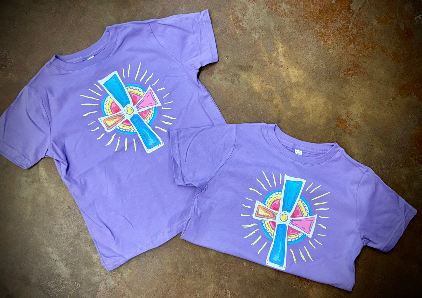 Life in the South Youth Girl Cross Shining S/S TEE Shirt