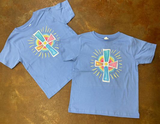 Life in the South Youth Girl Cross Shining S/S TEE Shirt