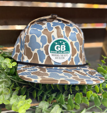 Good Ole Boy Outdoors Buzzin' Patch Rope Snapback Hat