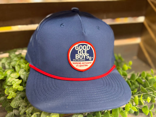 Good OLE Boy Outdoors 6MG Patch 5 Performance Rope Snapback Hat