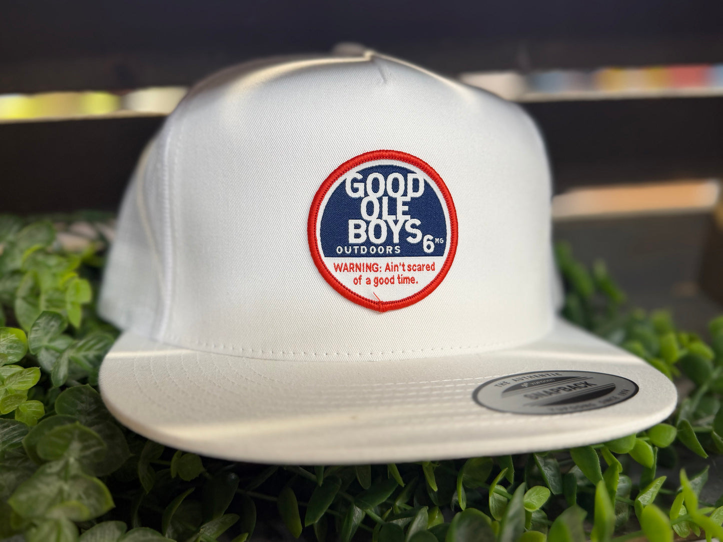 Good Ole Boy Outdoors 6MG Patch 5 Panel Snapback Hat