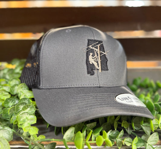 Low Country Comfort Alabama Lineman Snapback Hat