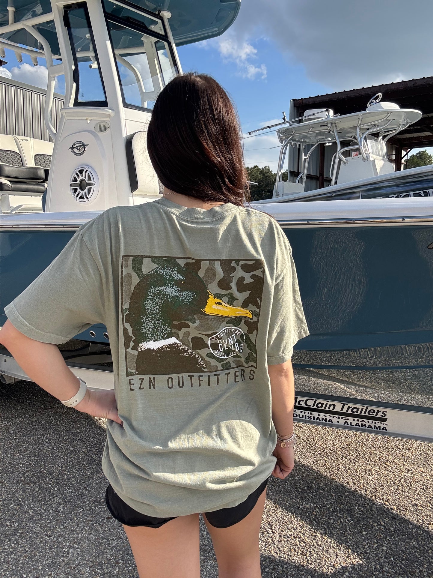 EZN Outfitters Old School Camo Duck Head S/S TEE Shirt