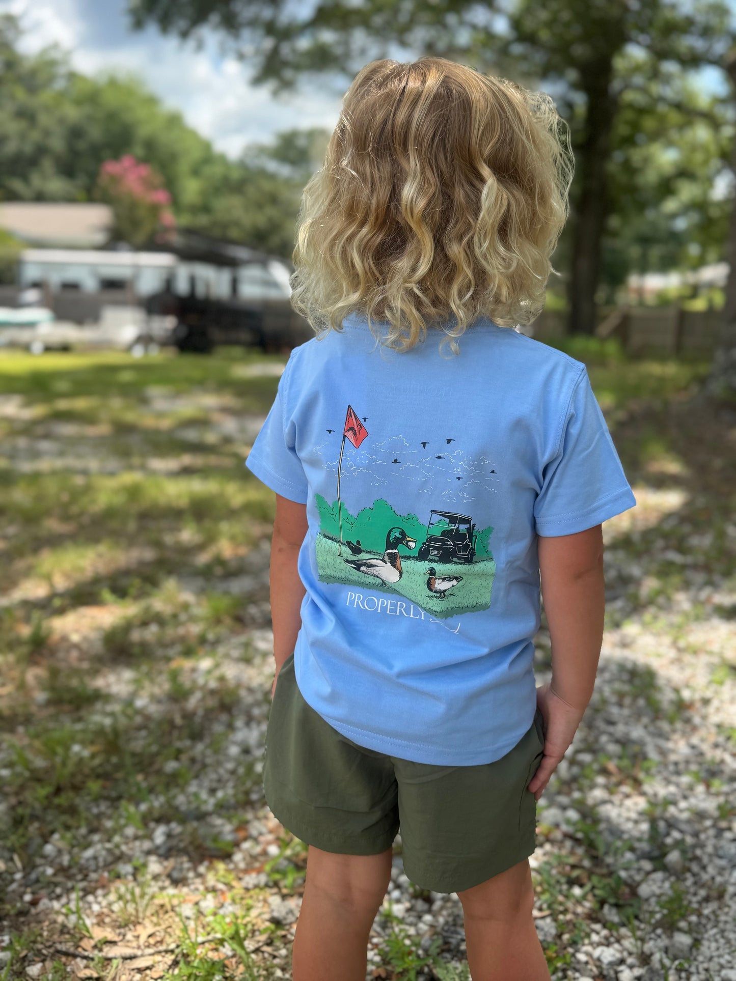 Properly Tied Youth Boys Fowl Play S/S TEE Shirt
