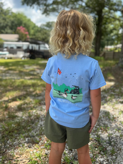 Properly Tied Youth Boys Fowl Play S/S TEE Shirt
