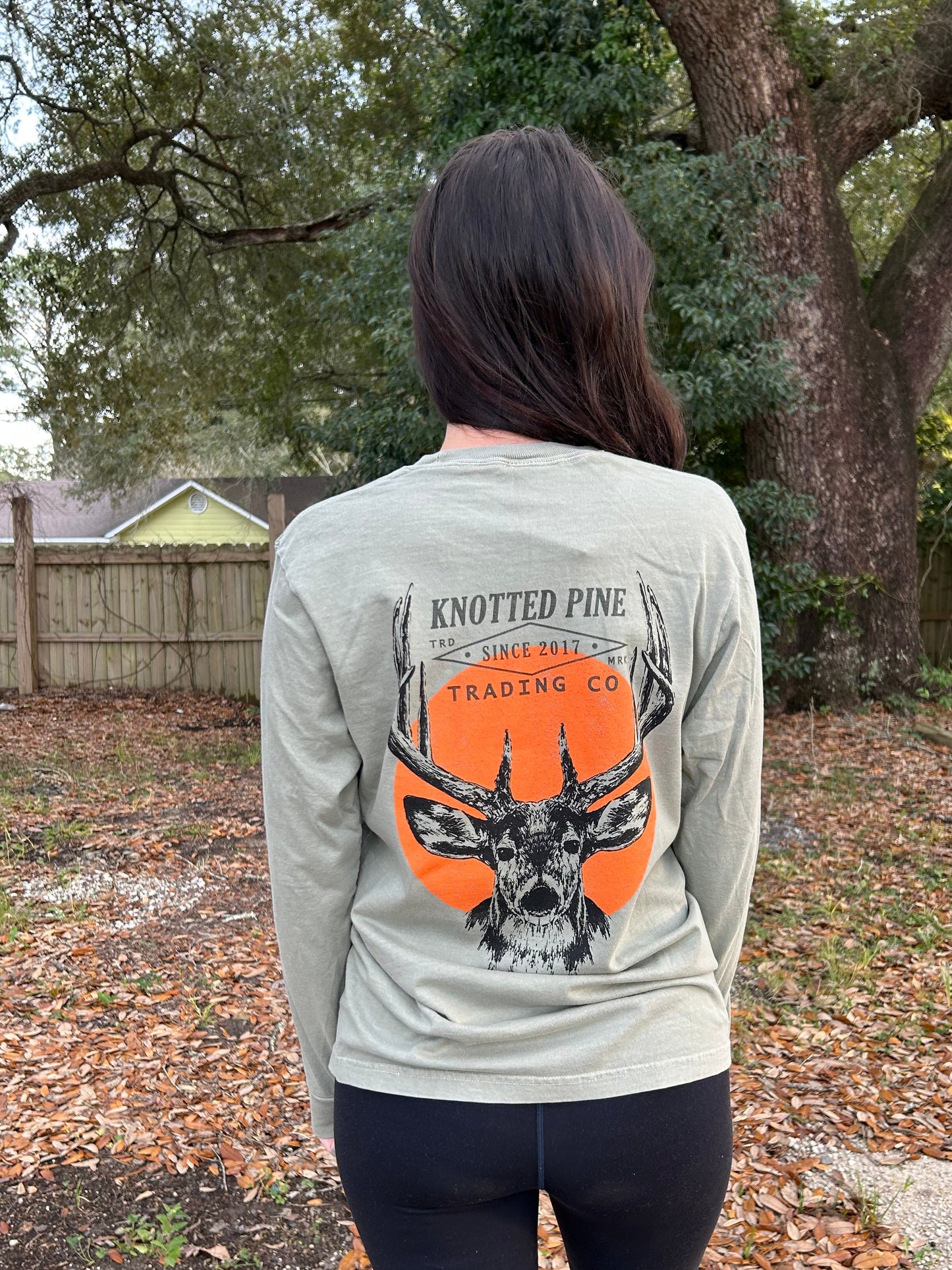 Knotted Pine Trading Co. Deer Ad L/S TEE Shirt