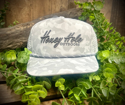Honey Hole Outdoors Youth Performance Embroidered Snapback Hat