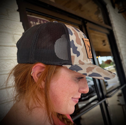 Southern Culture Light State Tradition Leather Patch Snapback Hat