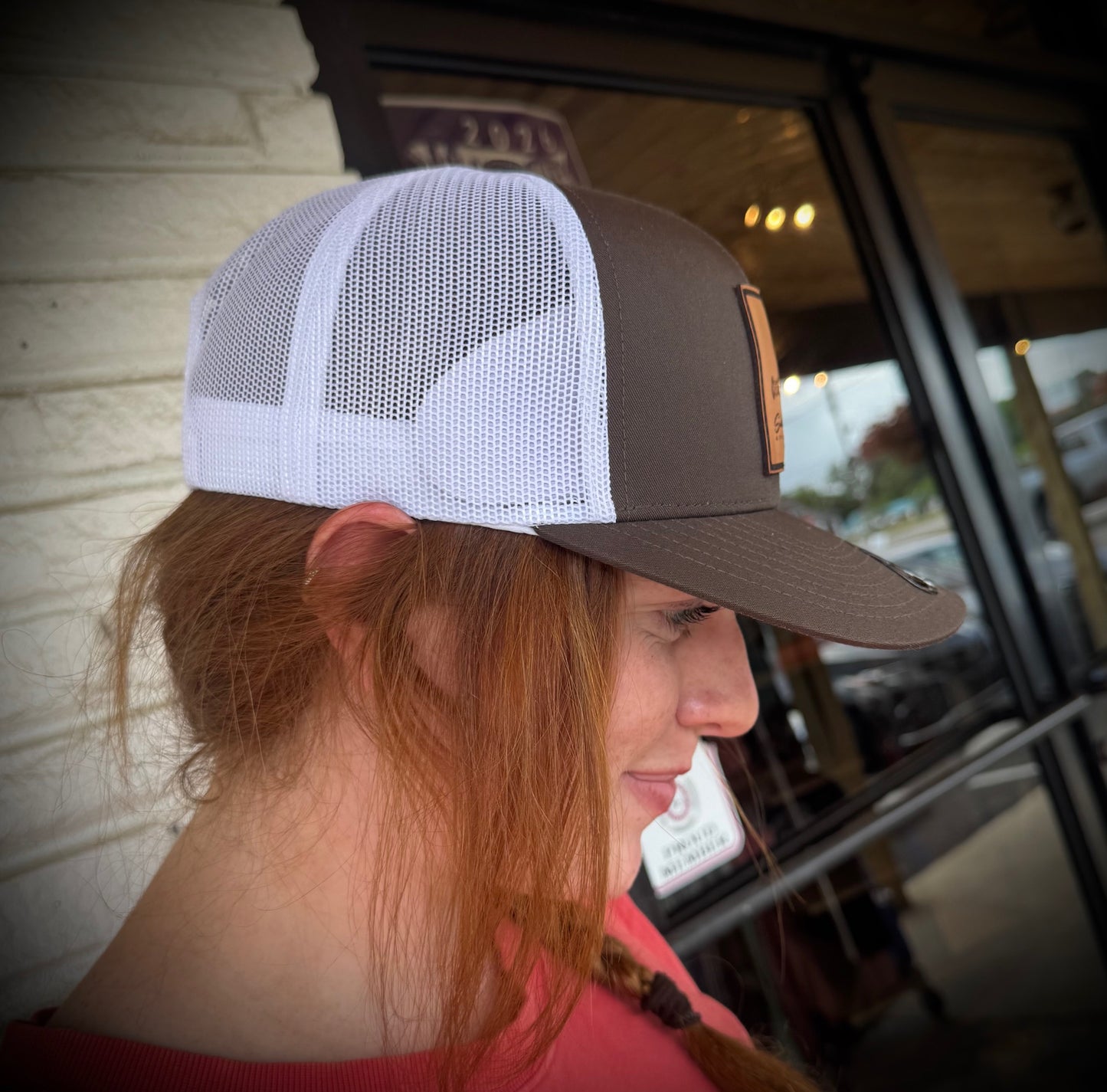 Southern Culture Antler Leather Patch Snapback Hat