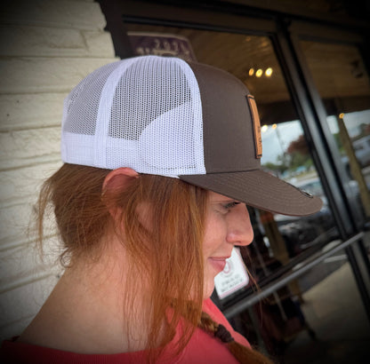 Southern Culture Antler Leather Patch Snapback Hat