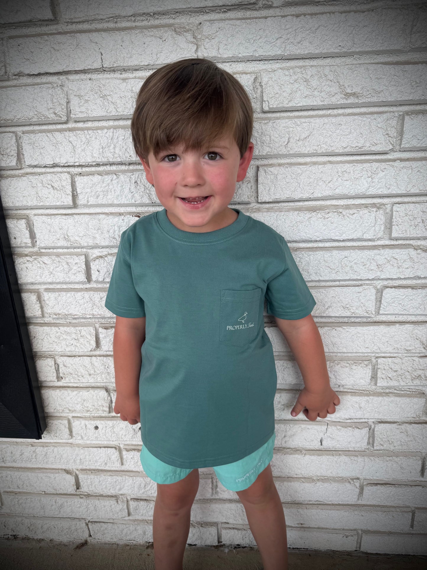 Properly Tied Baby Set the Hook S/S TEE Shirt