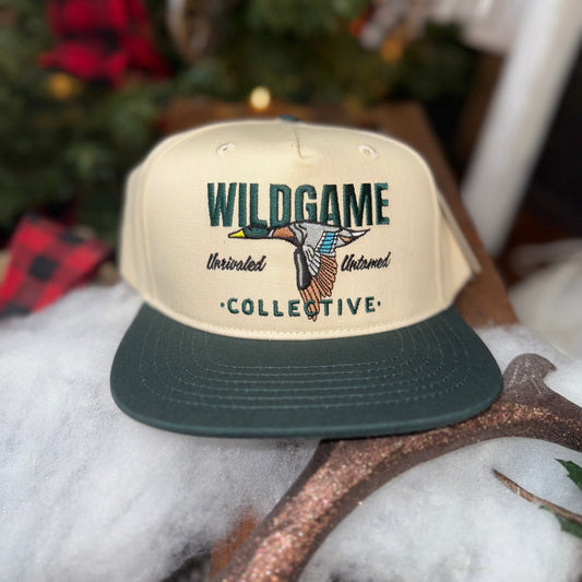 Wildgame Collective Full Logo Canvas Snapback Hat