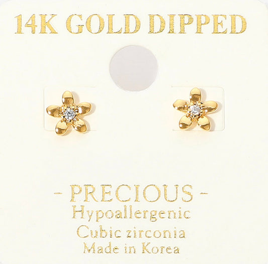Petite Floral Studs