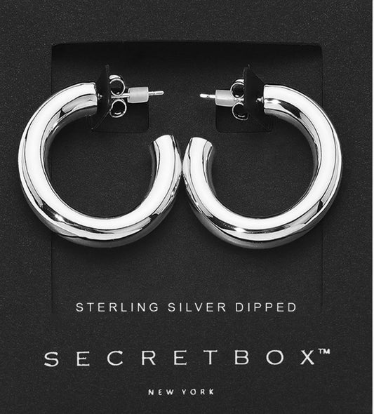 14k Dipped Chunky Hoops