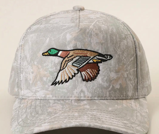 Flying Mallard Full Camo Trucker Hat