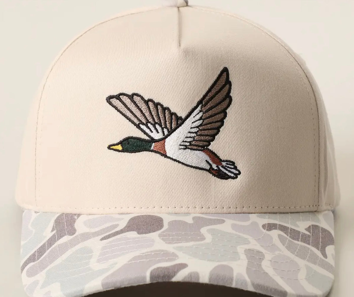 Flying Mallard Camo Brim Trucker Hat