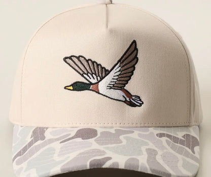 Flying Mallard Camo Brim Trucker Hat
