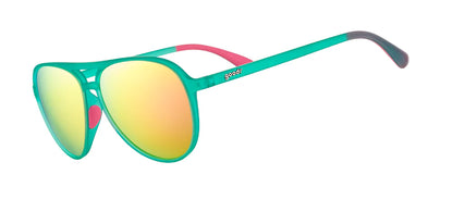 Goodr Kitty Hawkers' Ray Blockers Shades - Teal Aviators
