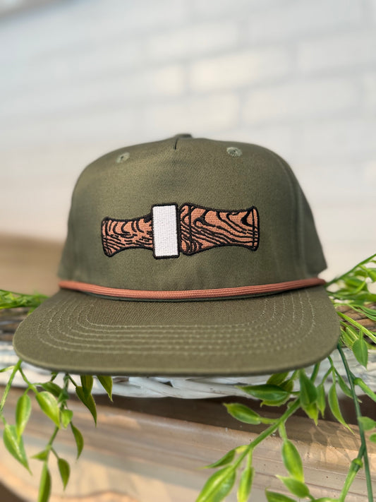 Knotted Pine Trading Co. Duck Call Rope Snapback Hat