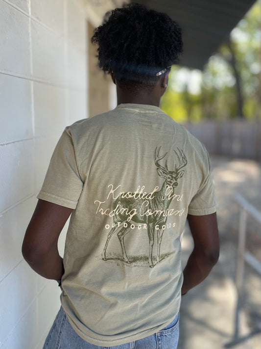 Knotted Pine Trading Co. Whitetail Script S/S TEE Shirt